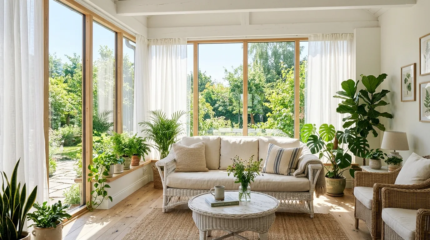 14 Bright Sunroom Decoration Ideas for a Light-Filled Retreat