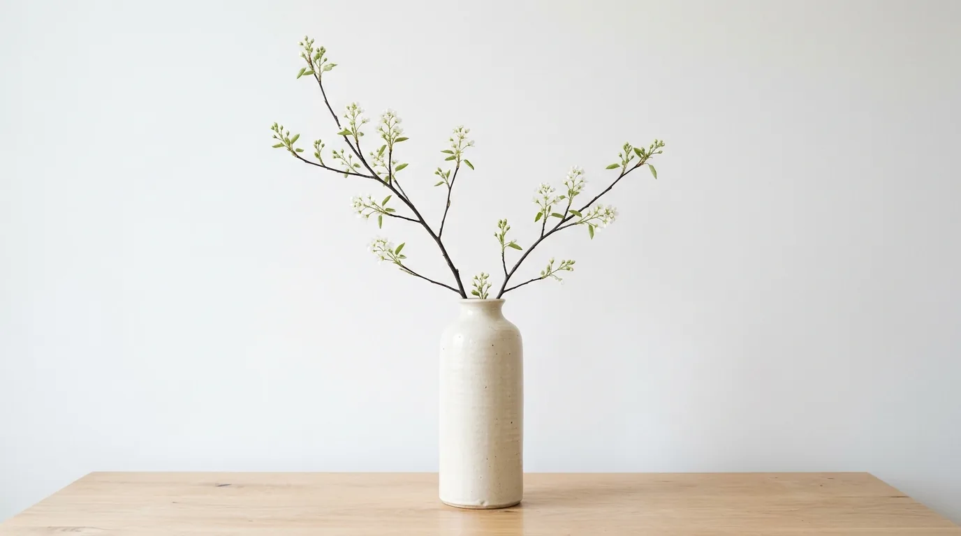 Garden style centerpiece with roses