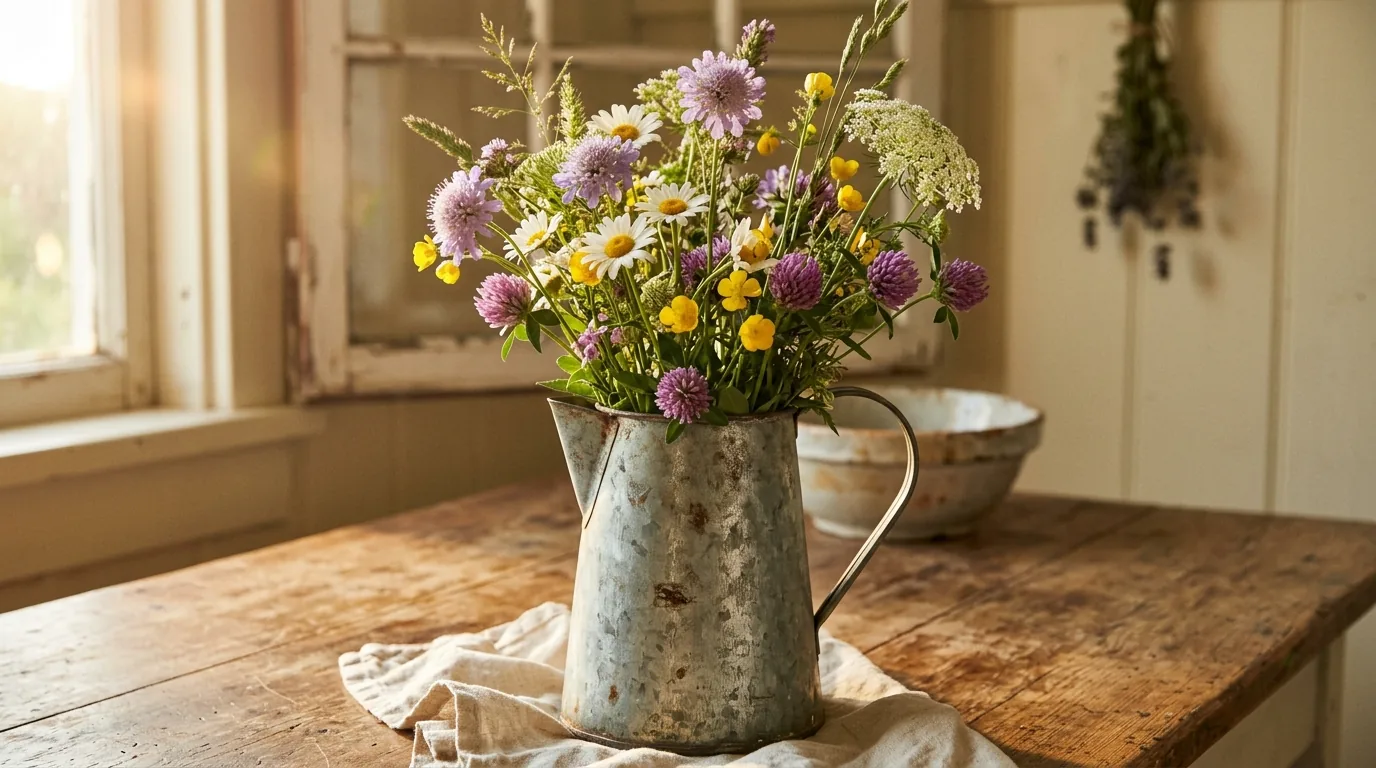 Monochrome white arrangement with hydrangeas and lisianthus