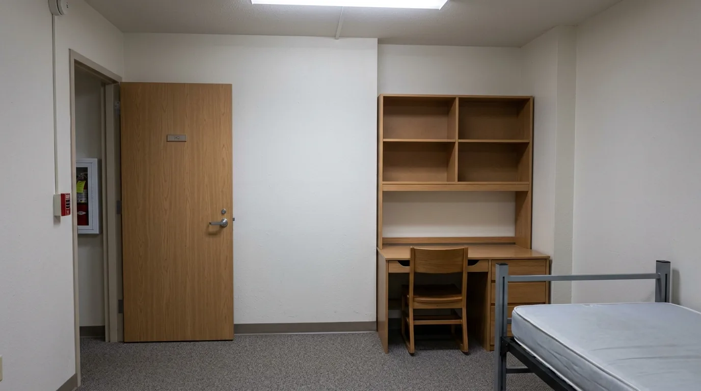 Shared dorm with no clear roommate zones