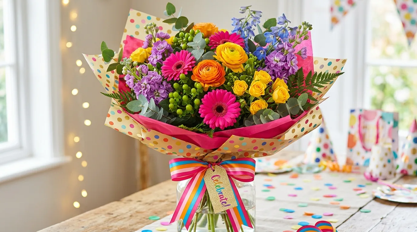 High-end floral selection with layered tones