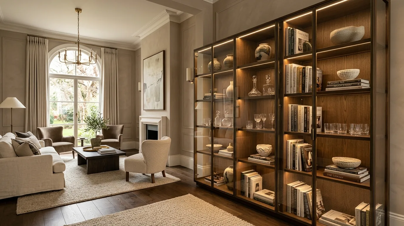 13 Elegant Glass Cabinet Ideas for Displaying Treasured Collections