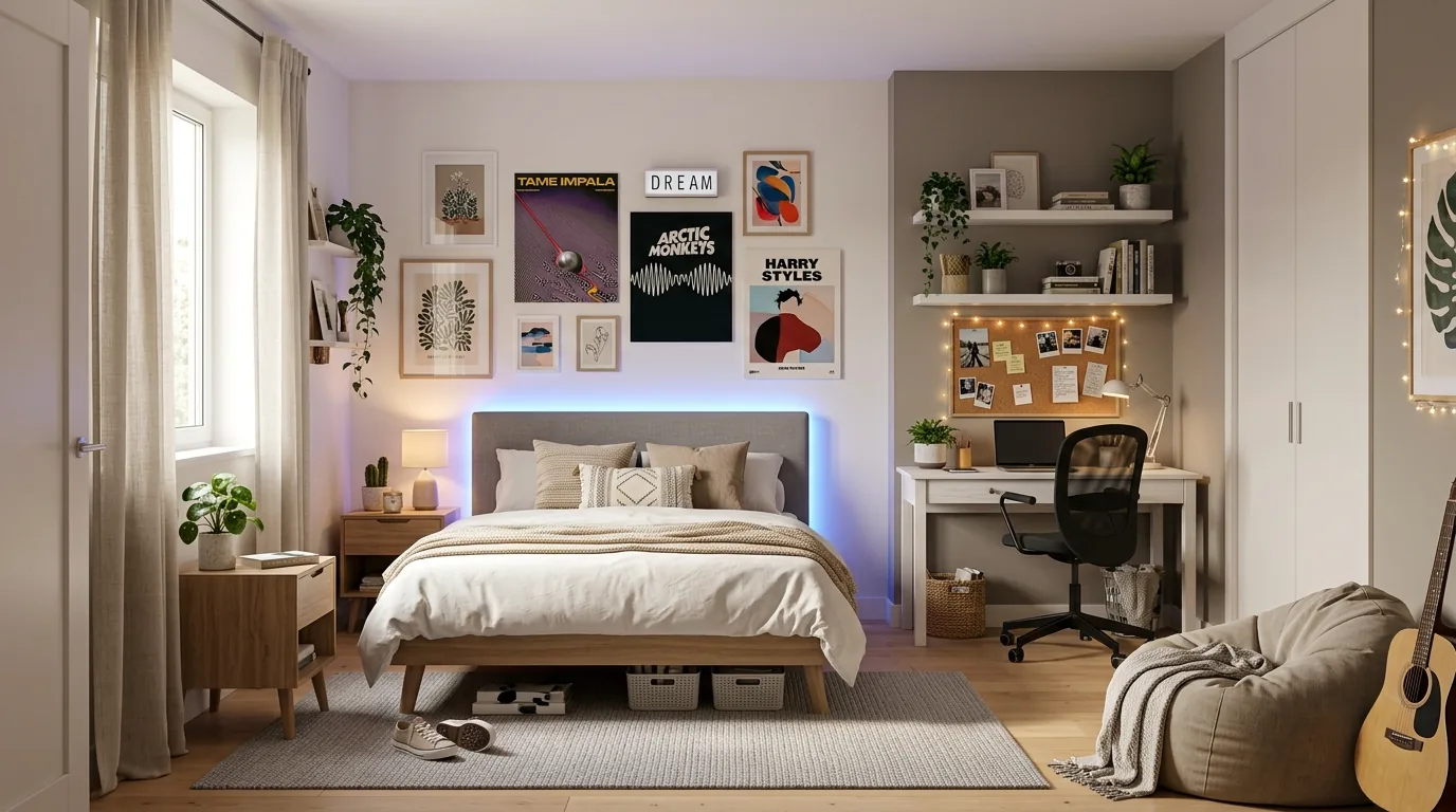 14 Trendy Teen Bedroom Ideas for a Cool and Functional Space