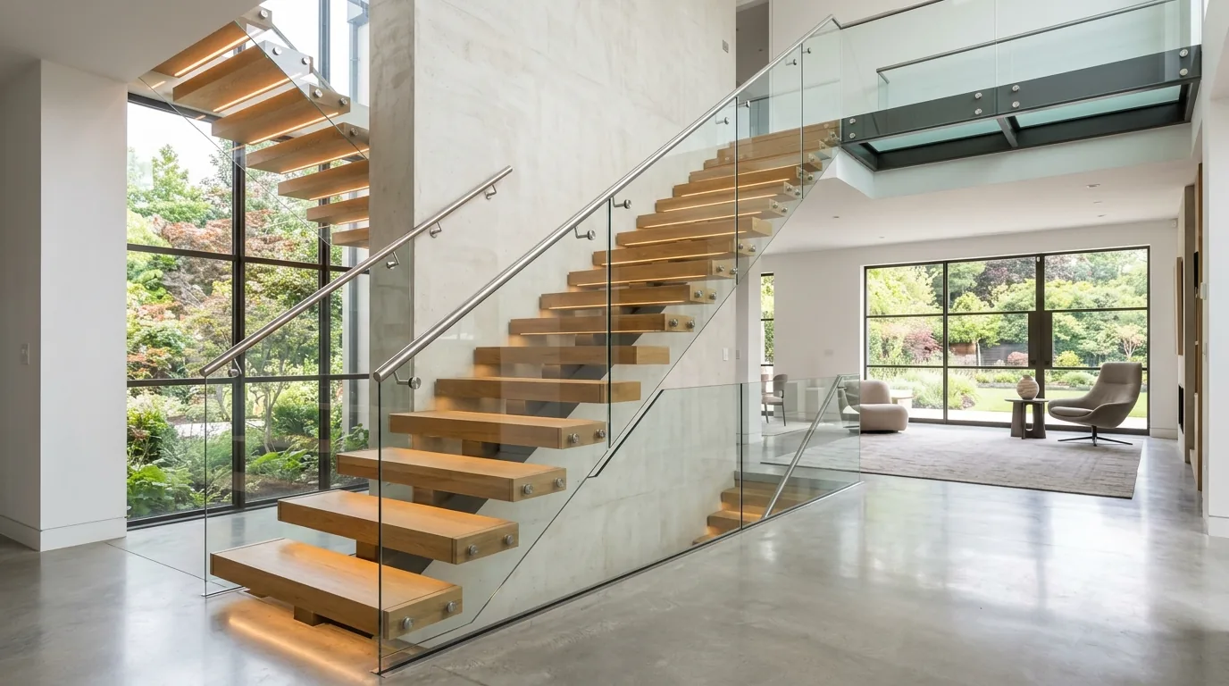 Minimal room with fewer but better materials and perfect balance