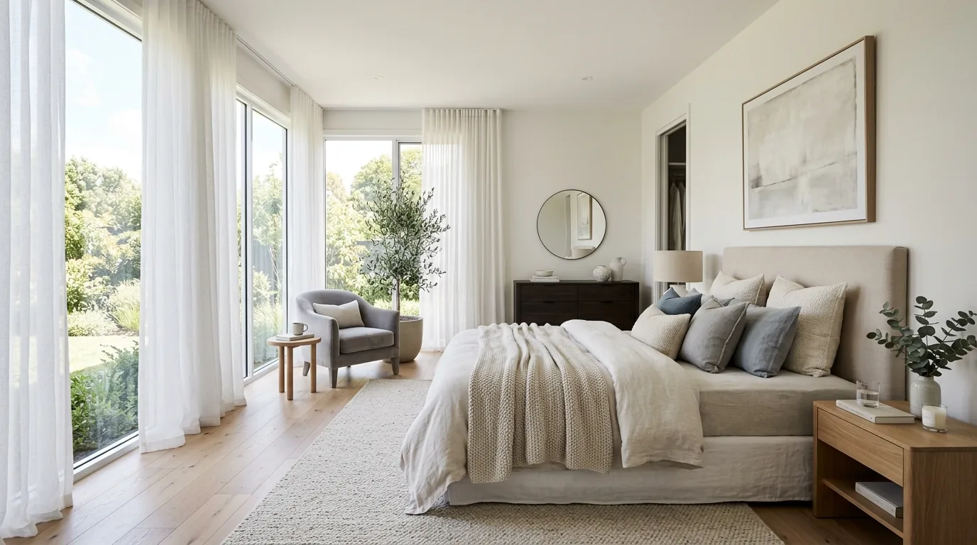 Cinematic whole-home styling with stone