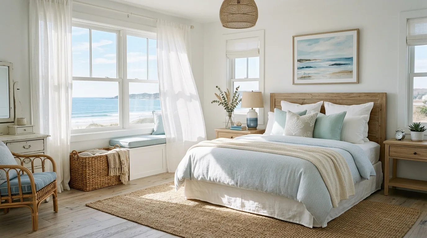 Cozy retreat with knit throw and extra pillows layered carefully