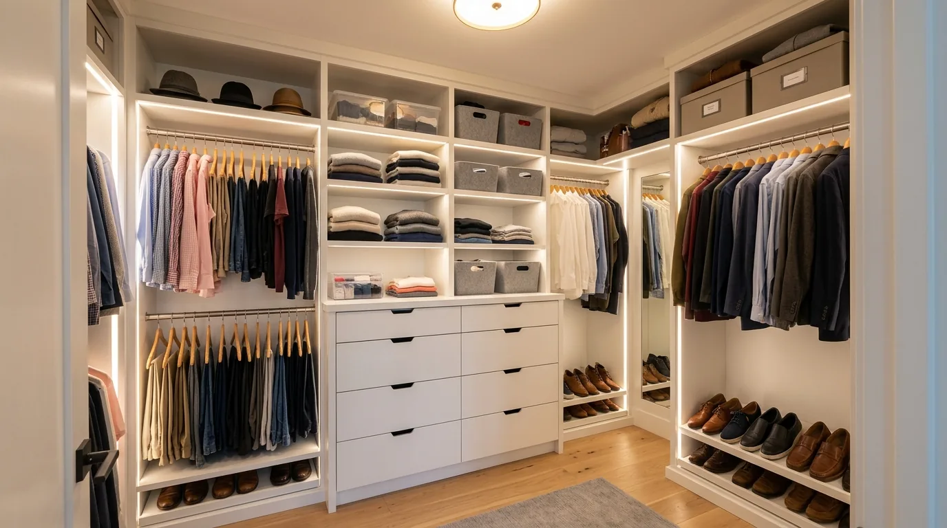Mudroom with bench