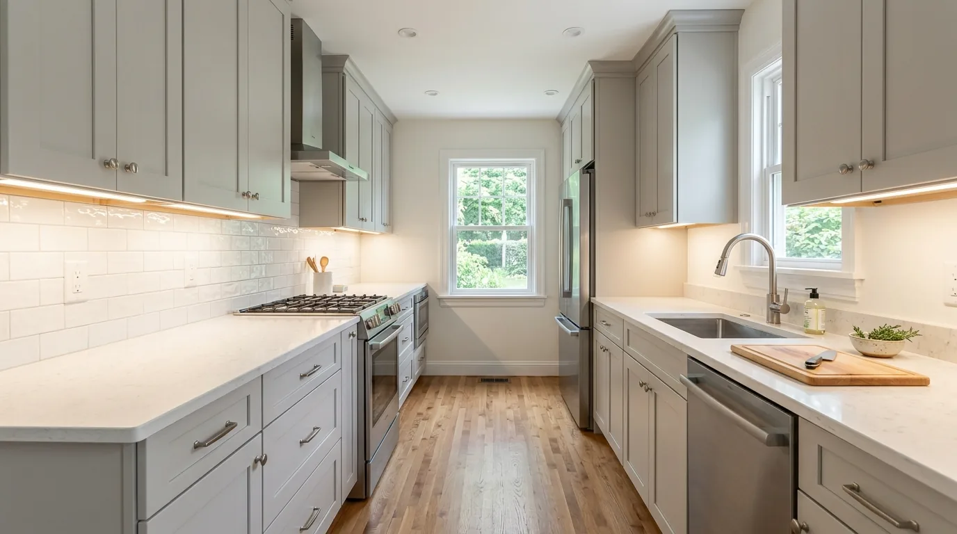 12 Efficient Galley Kitchen Remodel Ideas for Narrow Spaces