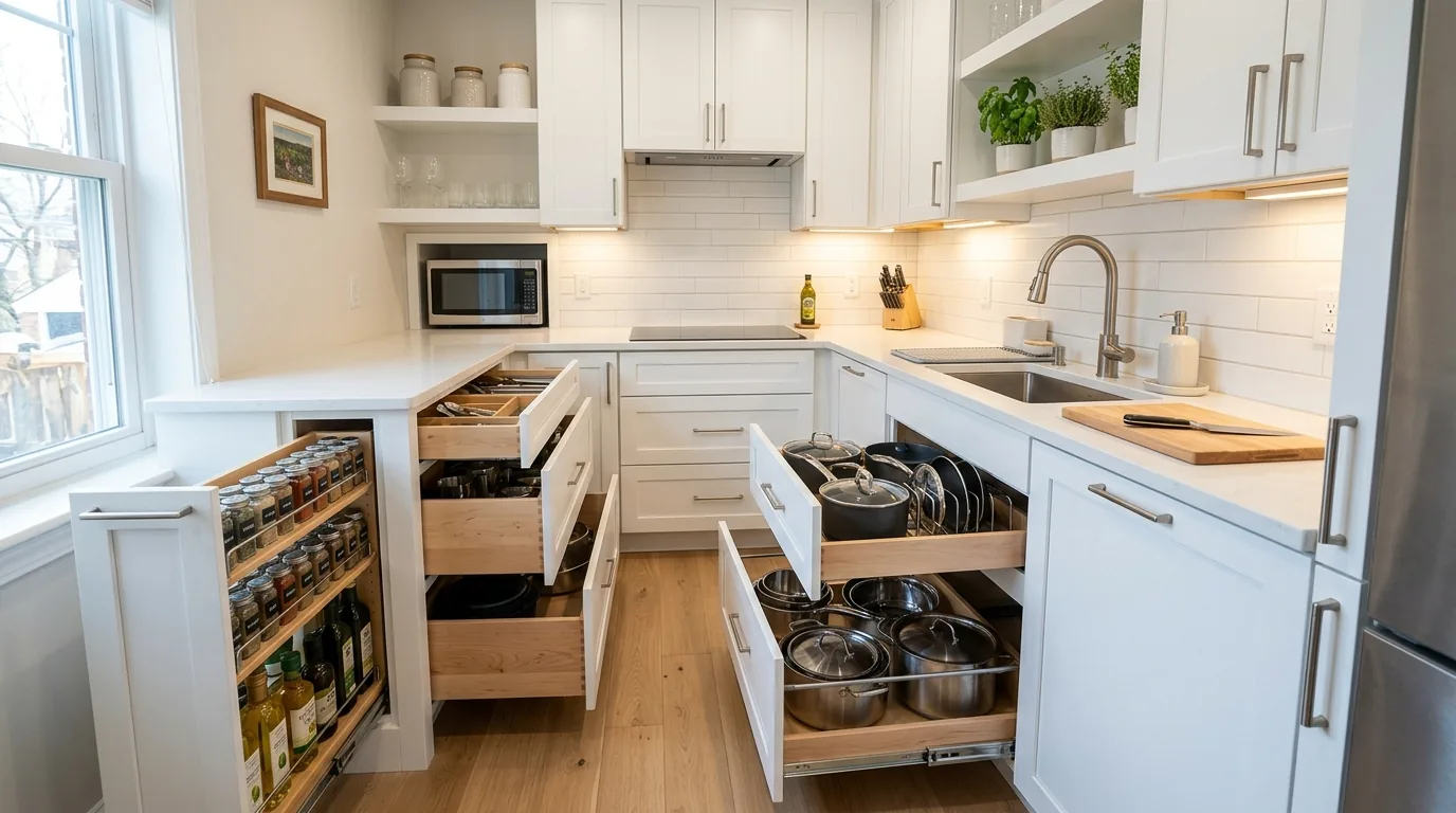 Budget-friendly galley remodel with paint