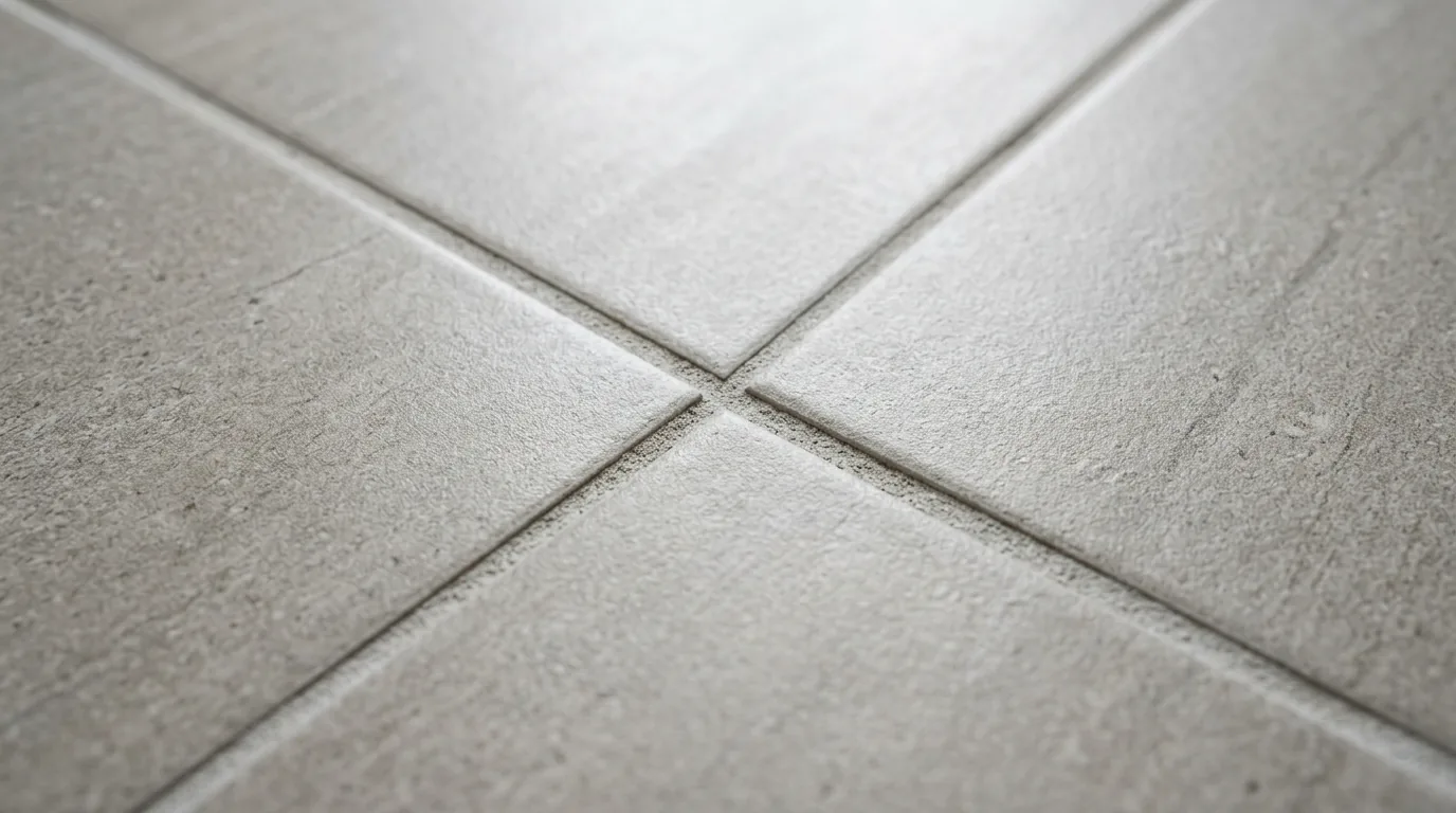 Cinematic bathroom with carefully chosen floor tile