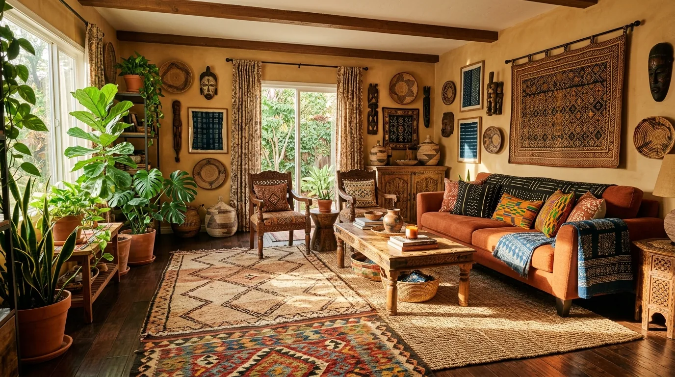 13 Vibrant Afrobohemian Home Decor Ideas for Cultural Chic Style
