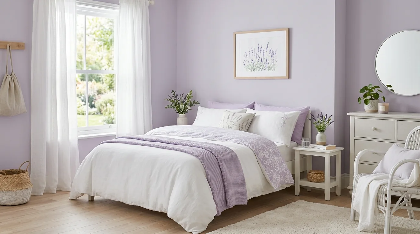 All-white bed with subtle tonal ivory layers