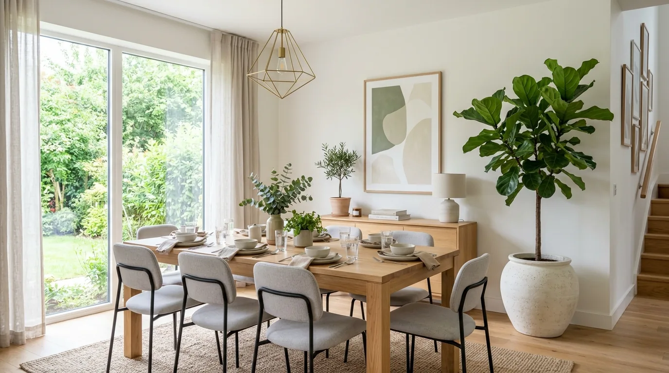 Dramatic split leaf philodendron filling an empty corner