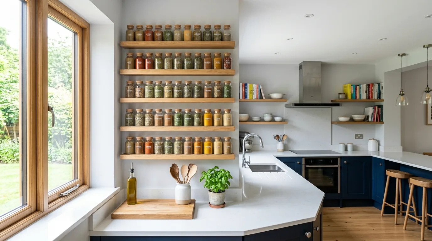 14 Genius Spice Rack Ideas for an Organized Kitchen