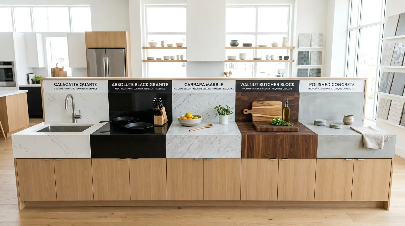 14 Essential Kitchen Countertops Options Explained for Your Remodel