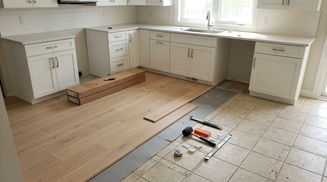 Family cookspace with snack station away from main prep line