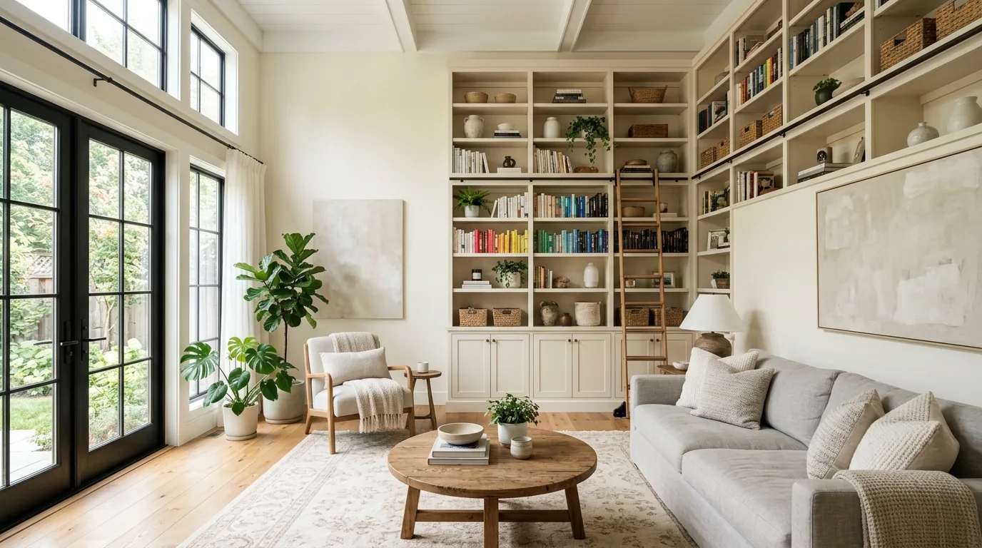Entryway with peg rail