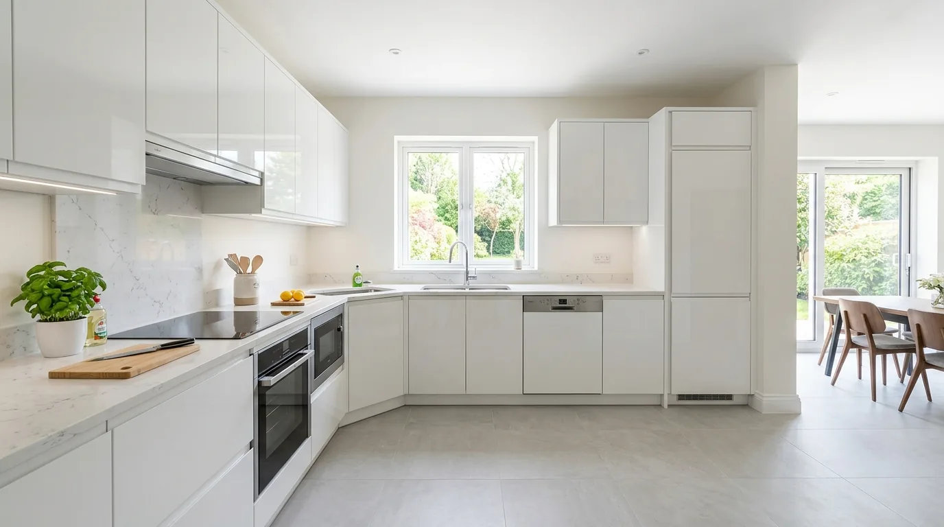 13 Efficient L-Shaped Kitchen Designs for Corner Space Maximization