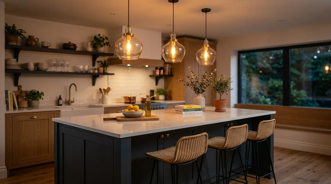 Apartment kitchen island cart with hidden storage and mobility