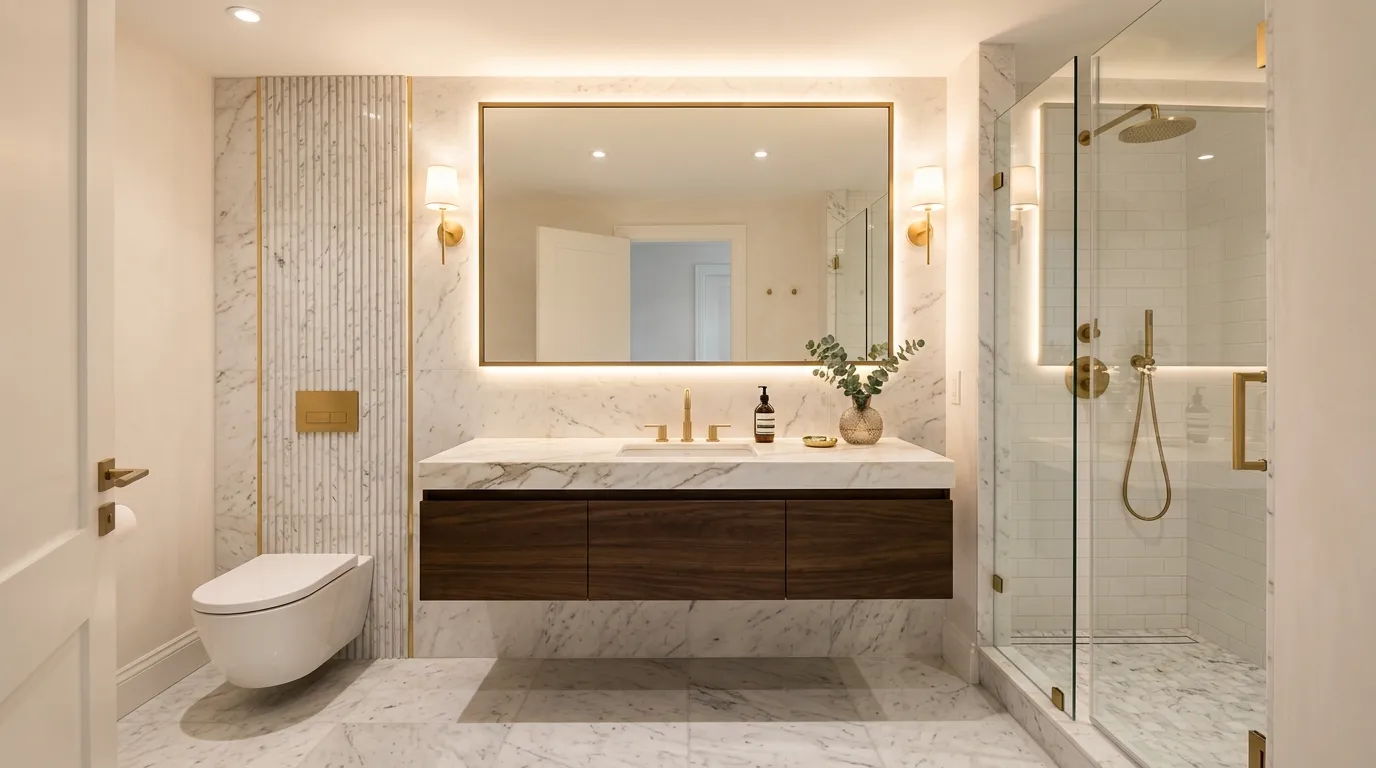 12 High-End Luxury Small Bathroom Ideas That Maximize Space