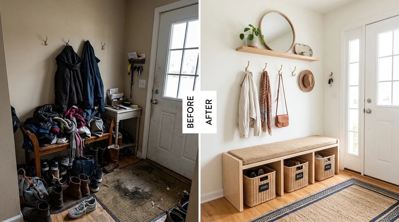 14 Ultimate Small Entryway Makeover Checklist for Organization