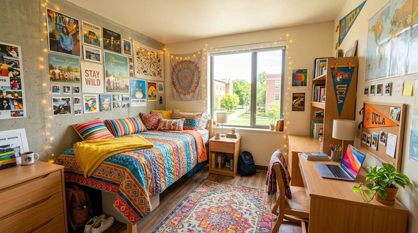 12 Vibrant Dorm Room Color Designs for a Happy College Space