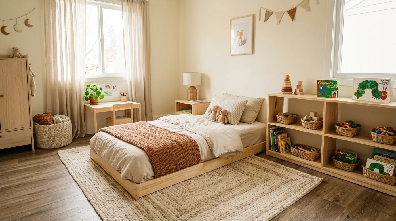 11 Cozy Toddler Floor Bed Ideas for Montessori-Inspired Rooms