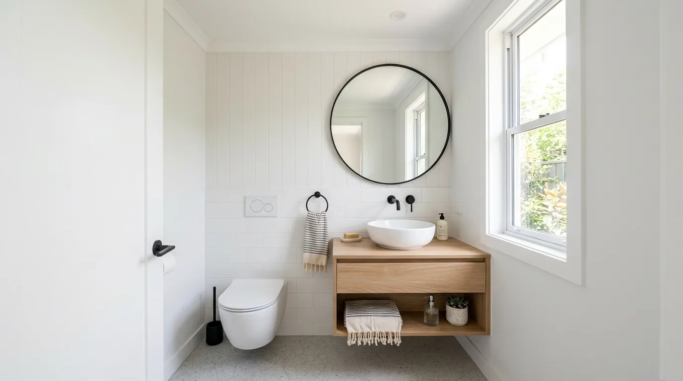 13 Space-Saving Small Bathroom Vanity Ideas for Tiny Powder Rooms