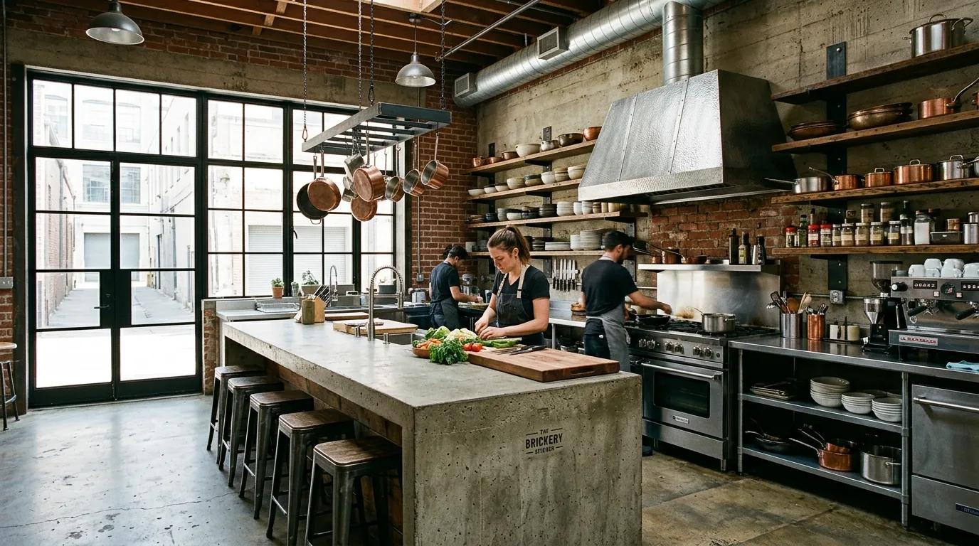 Stone wrapped island with dramatic veining