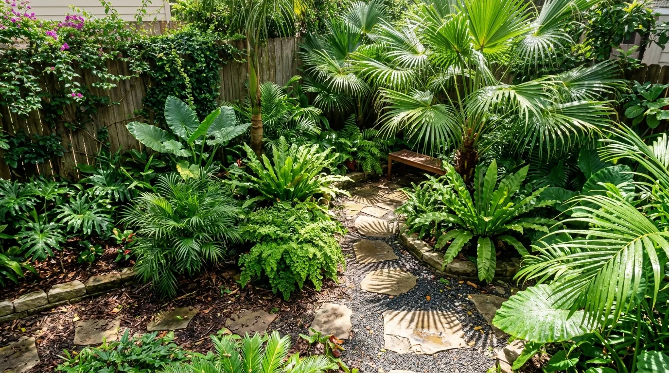 Sunny window ledge garden with pots of basil