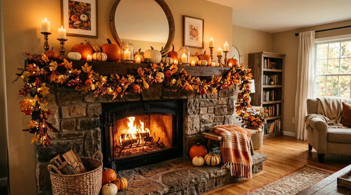 Farmhouse dining nook with plaid cushions