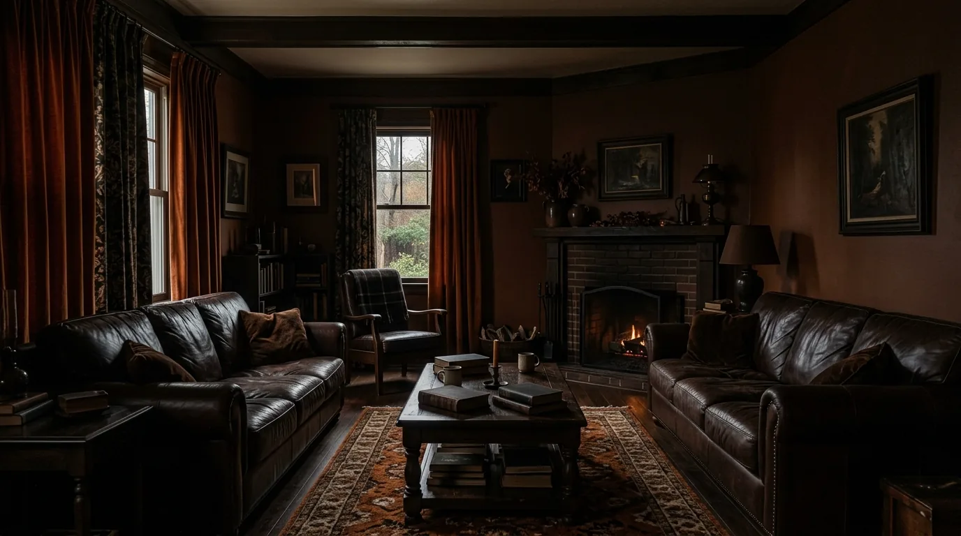 Entry console crowded with seasonal signs versus one vase of branches and candle arrangement