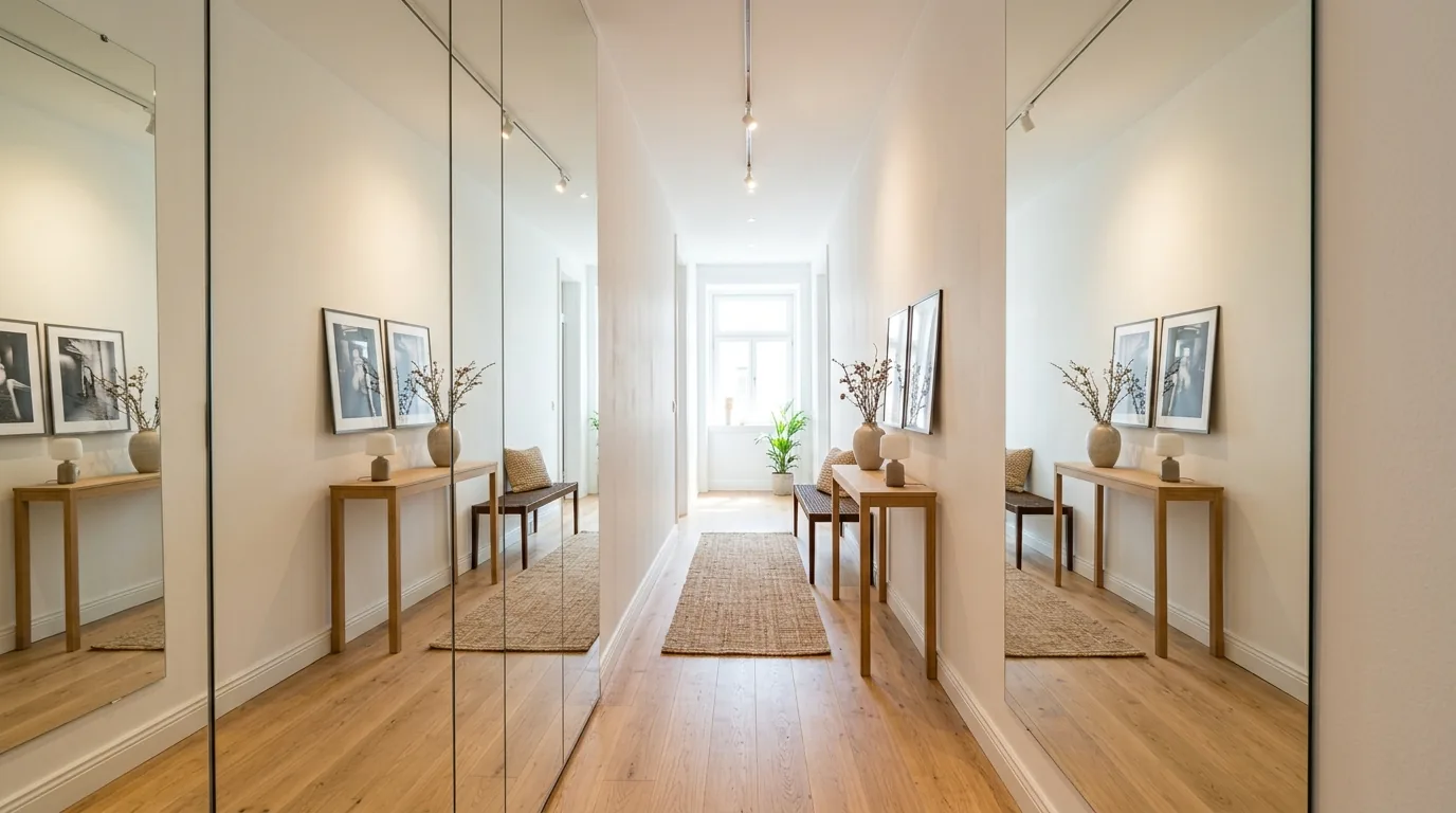 Layout using window seat as extra seating to avoid crowding the floor plan