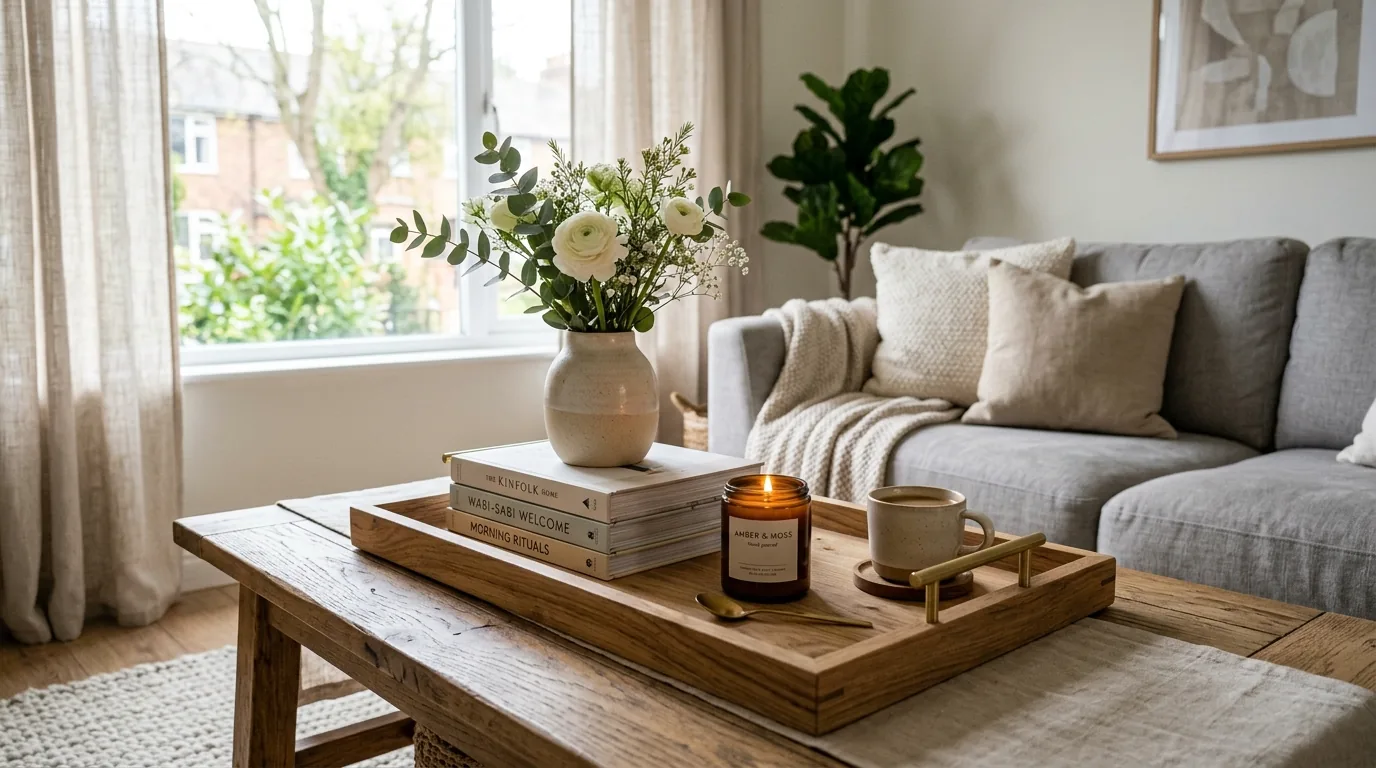 12 Stylish Tray Ideas for Coffee Table and Ottoman Decor