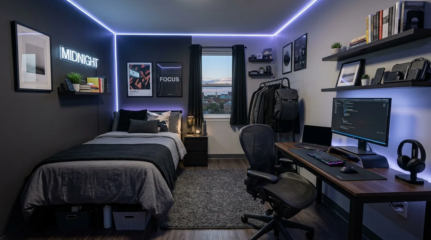13 Cool Dorm Room Ideas for Guys to Create a Stylish Space