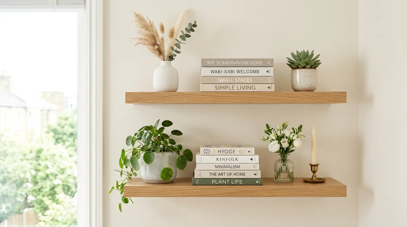 14 Smart Small Shelf Decor Ideas for Apartments and Renters