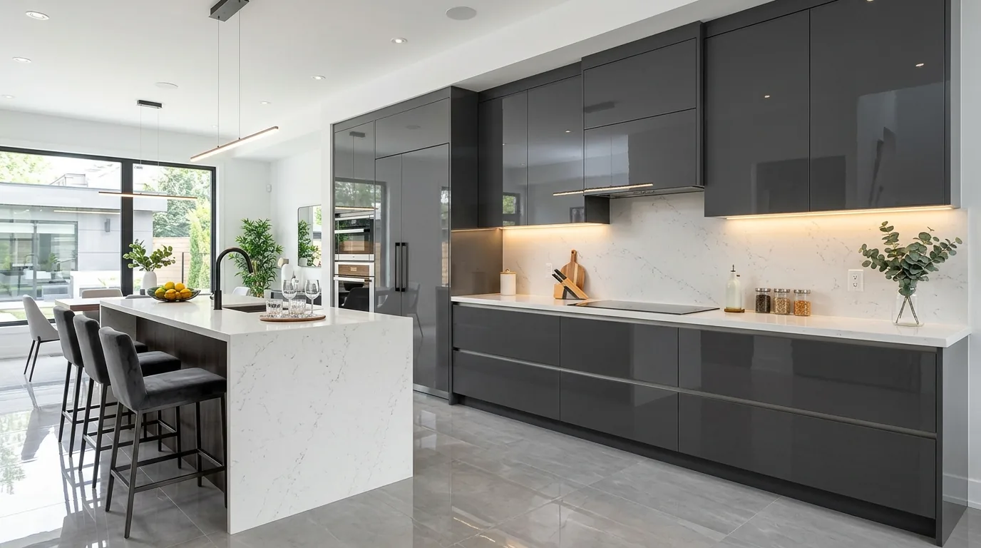 Reclaimed wood hood cover over rustic range wall