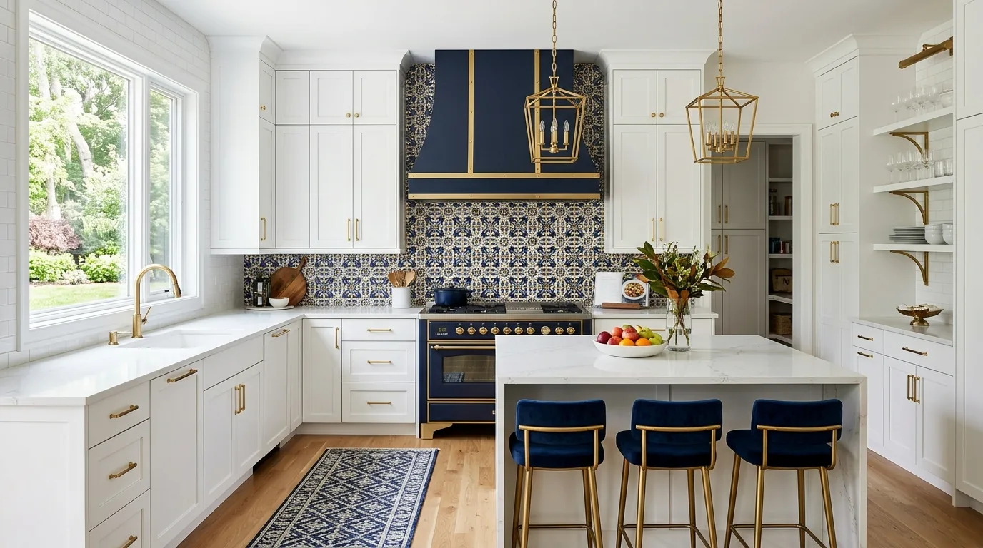 Scalloped hood cover with custom trim edge