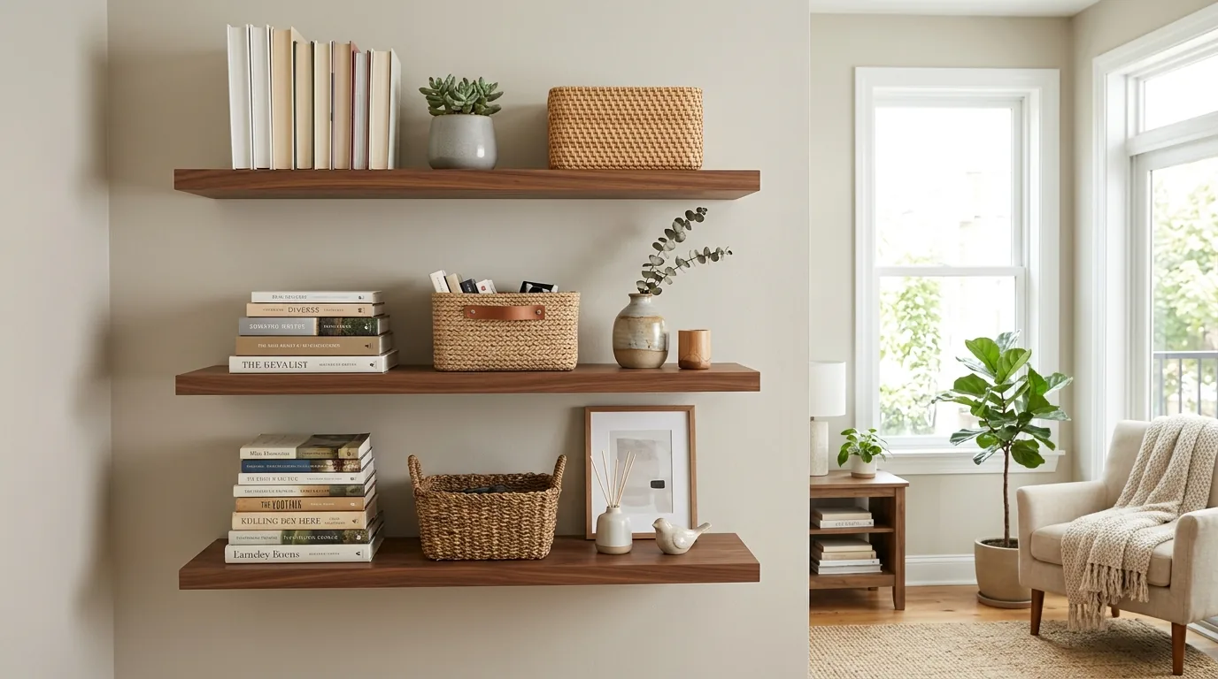 13 Functional Shelf Decor for Small Spaces That's Stylish and Practical