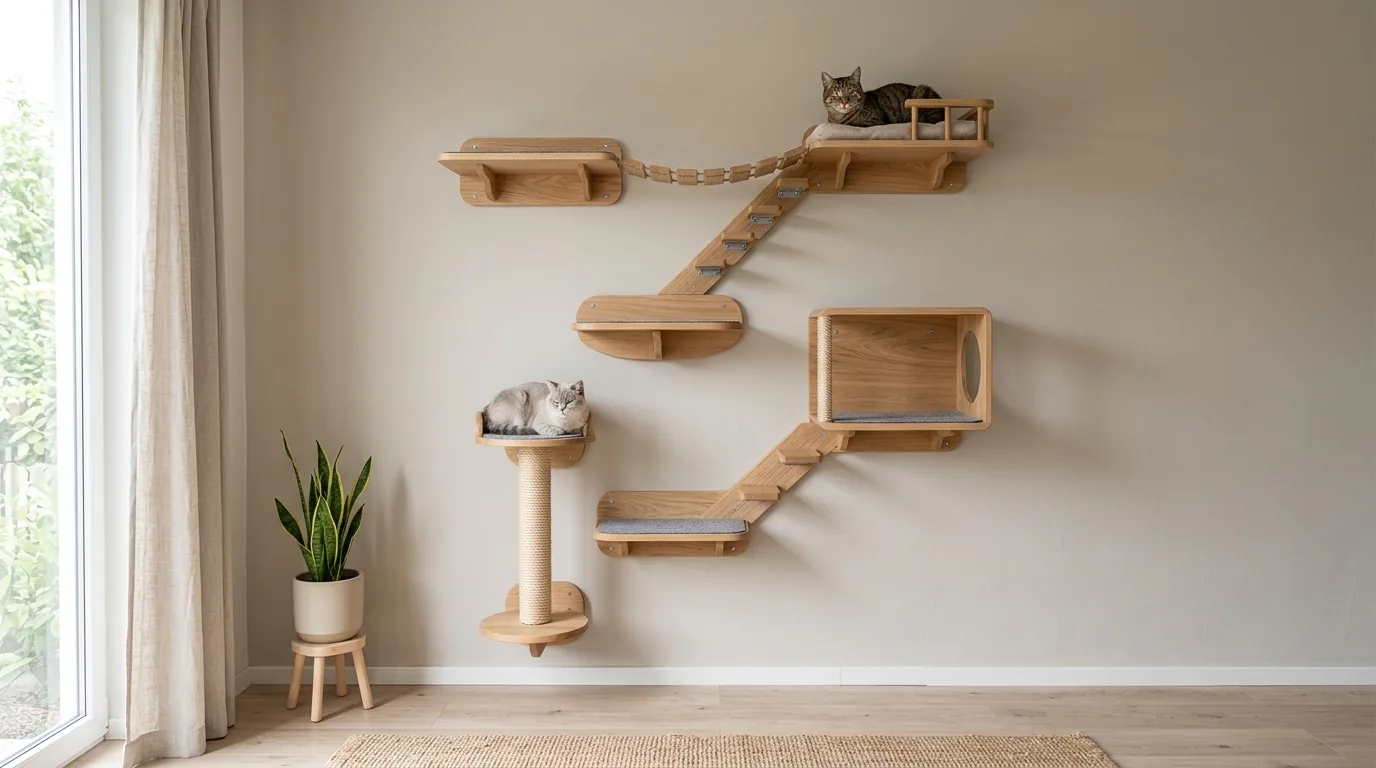 11 Creative Wall Cat Tree Ideas for Feline-Friendly Home Decor