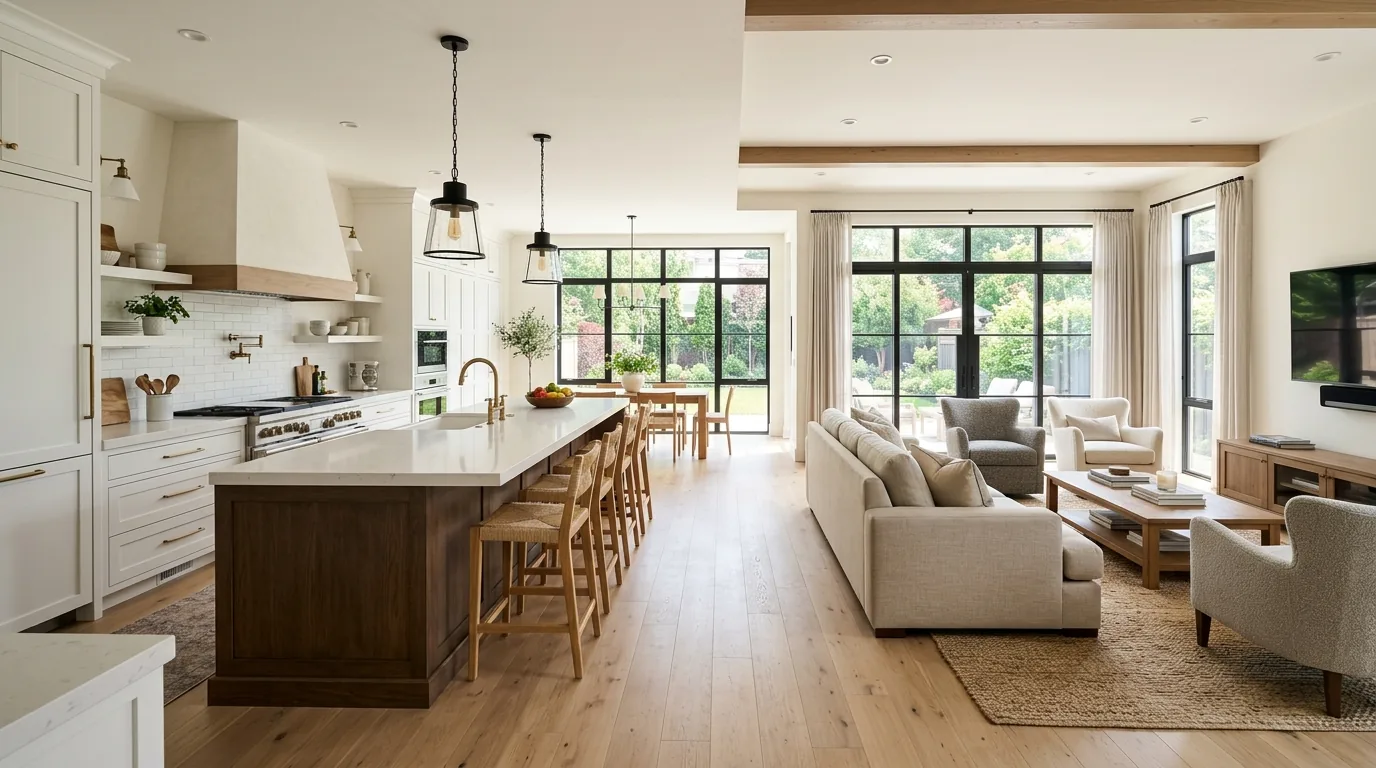 13 Seamless Open Concept Kitchen Ideas for Modern Living