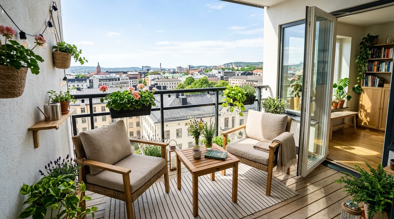 12 Essential Must-Have Furniture Accessories for Apartment Balcony