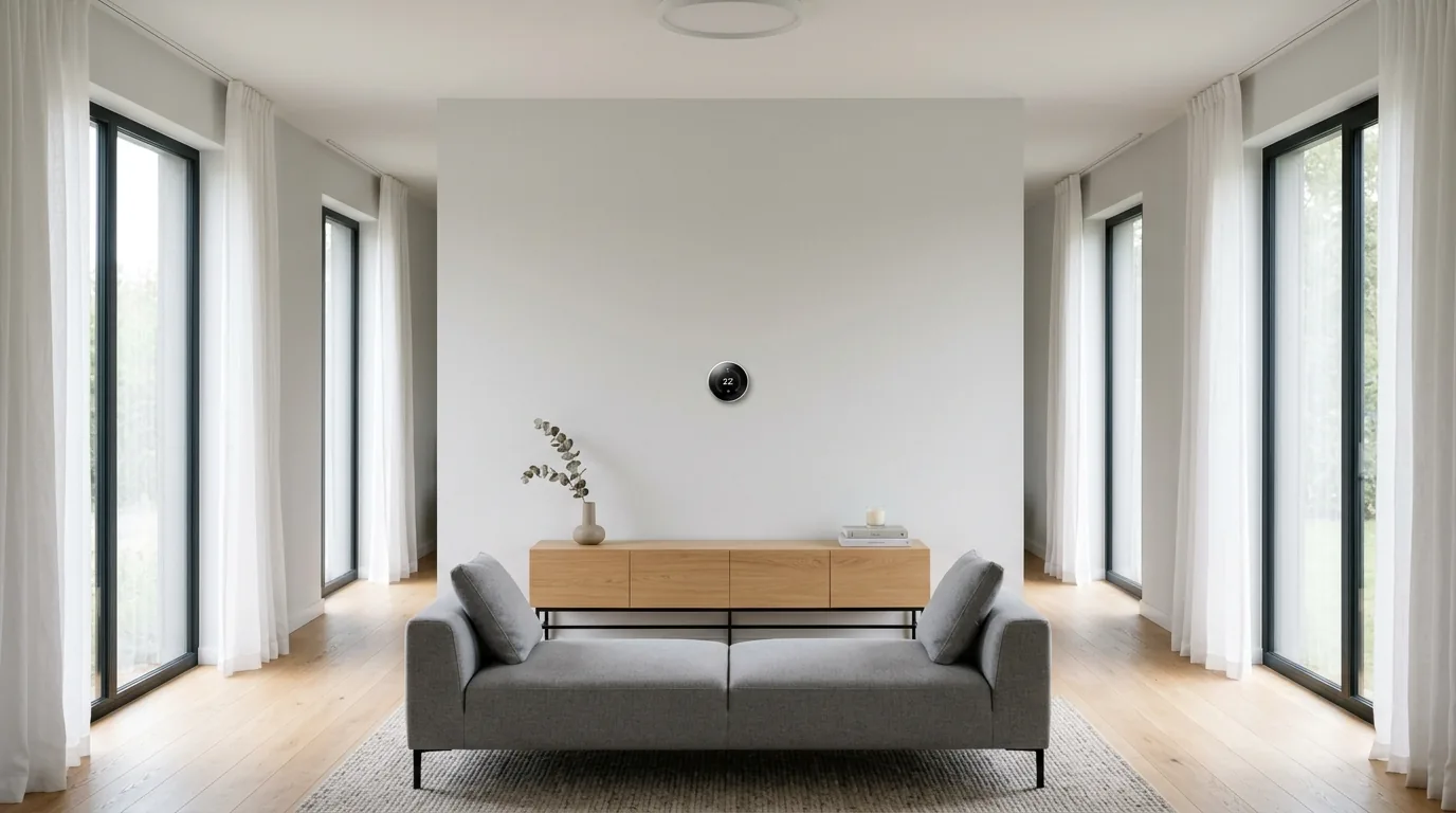Kitchen featuring voice controlled task lighting and smart appliance station