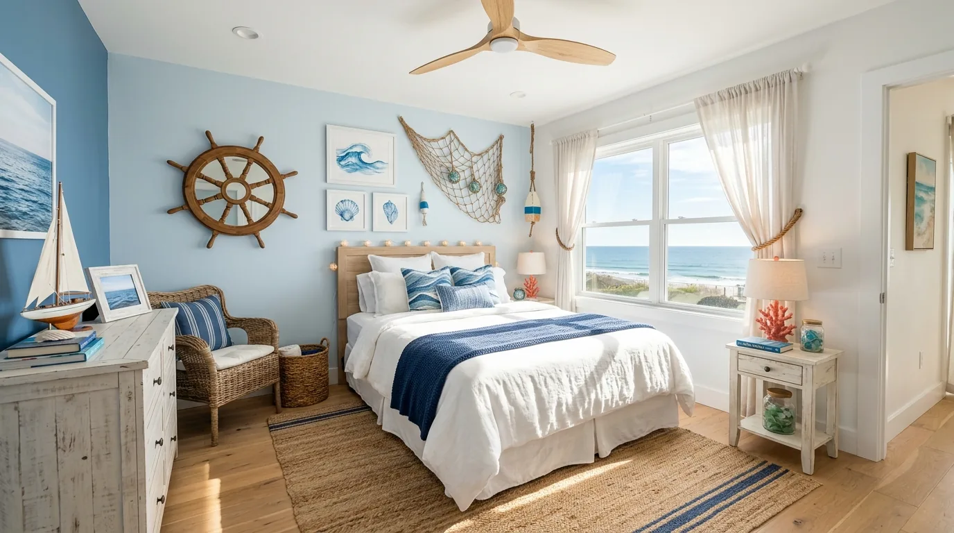 Storybook room with canopy bed