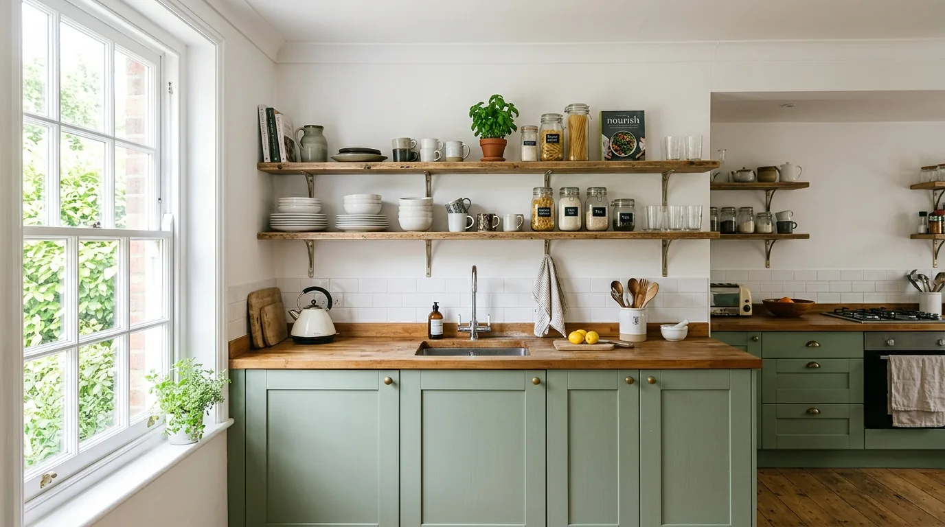 Dining room with salvaged light fixture and repaired molding